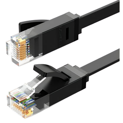 UGREEN NW102 Flat Network Cable, UTP, Cat6, 0.5m, Black