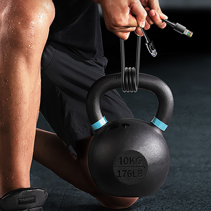 Kabel sieciowy UGREEN NW316, UTP, Cat6, 8m, Czarny