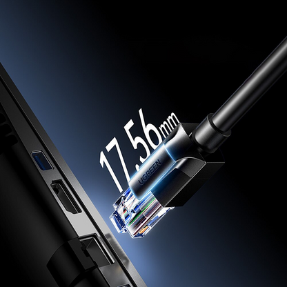 Kabel sieciowy UGREEN NW316, UTP, Cat6, 8m, Czarny