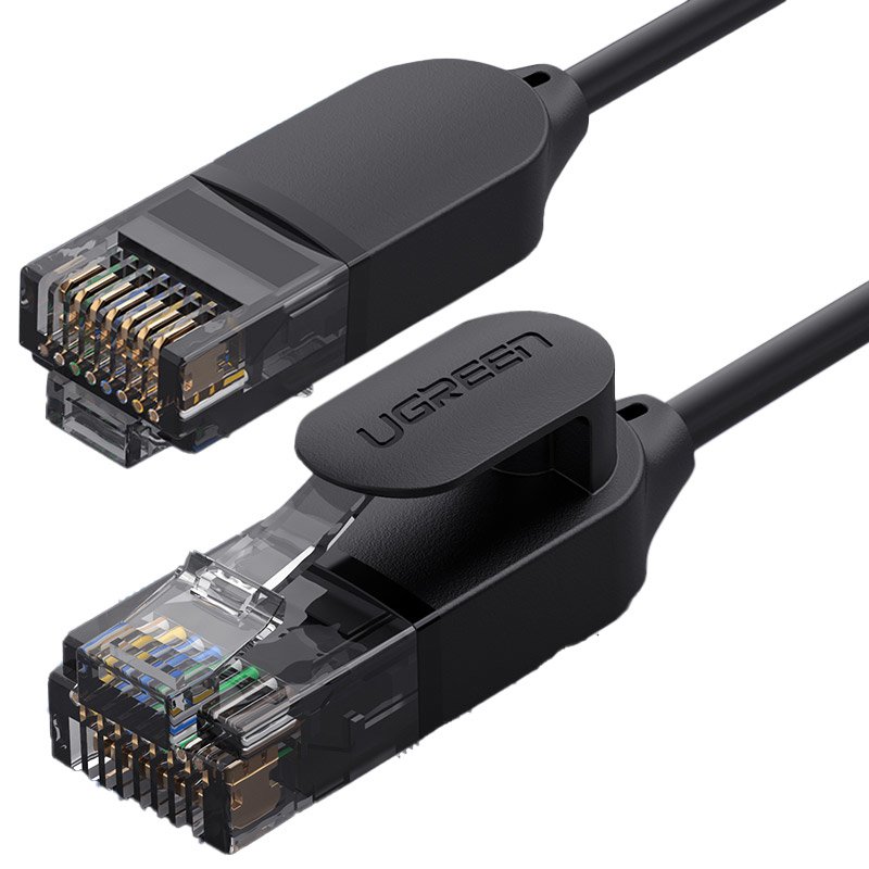 Kabel sieciowy UGREEN NW122, UTP, Cat6A, 5m, Czarny