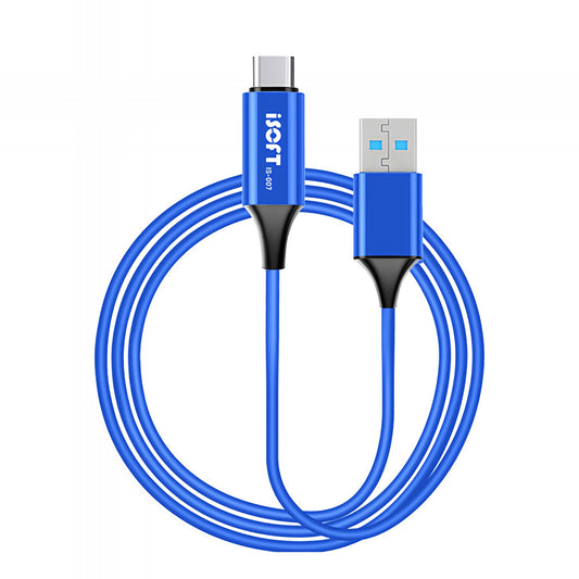 Kabel do przesyłania danych iSOFT IS-007, interfejs USB-A - USB-C