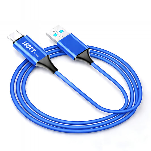 Kabel do przesyłania danych iSOFT IS-007, interfejs USB-A - USB-C