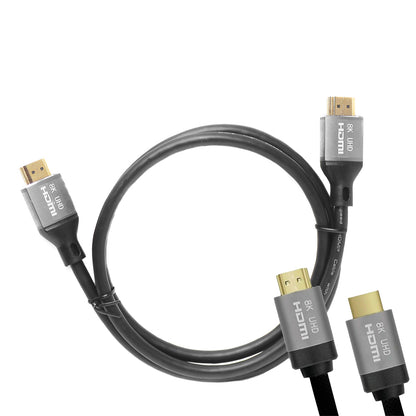 Kabel wideo LTC Gold, HDMI - HDMI, 8K, 1m, Czarny