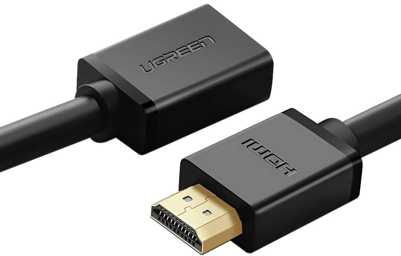 Przedłużacz kabla wideo UGREEN HD107, HDMI - HDMI, 4K, 3m, Czarny