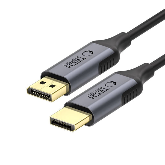 Tech-Protect Ultraboost Video Cable, DisplayPort - DisplayPort, 4K, 2m, Black