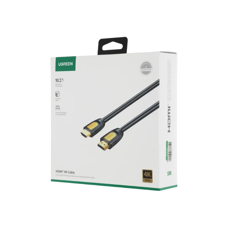 Kabel Video UGREEN HD101, HDMI - HDMI, 4K, 5m, Czarny