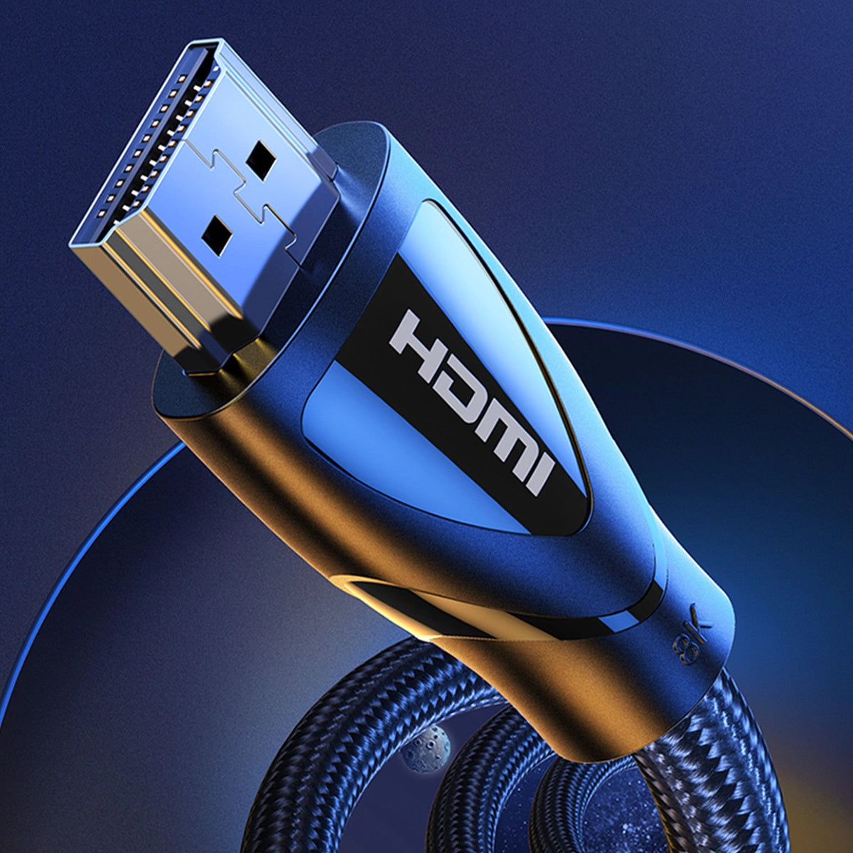 Kabel wideo UGREEN HD140, HDMI - HDMI, 8K, 1m, Czarny