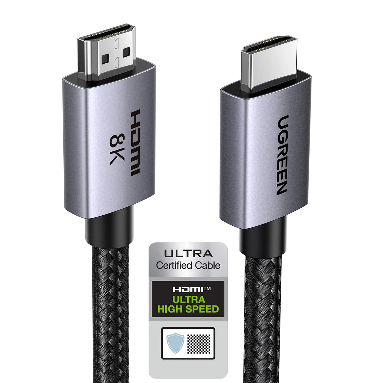 Kabel Video UGREEN HD171, HDMI - HDMI, 8K, 3m, Czarny