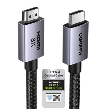 Kabel Video UGREEN HD171, HDMI - HDMI, 8K, 3m, Czarny