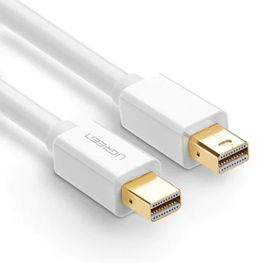 Kabel Wideo UGREEN, MiniDisplayPort - MiniDisplayPort, 4K, 2m, Biały