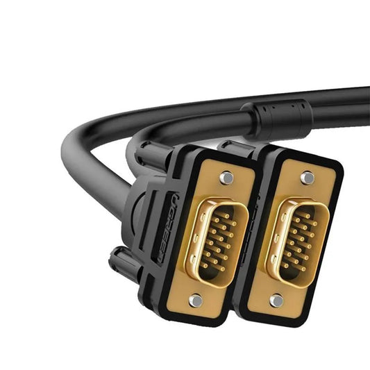 Kabel wideo UGREEN VG101 (11633), VGA - VGA, 10m, czarny