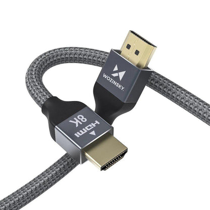 Kabel wideo WZK Ultraboost, HDMI - HDMI, 8K, 3 m, szary WHDMI-30 WHDMI-30 