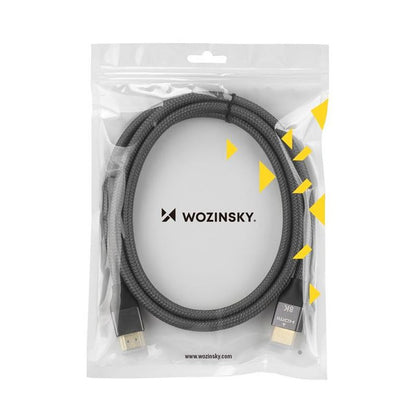 Kabel wideo WZK Ultraboost, HDMI - HDMI, 8K, 3 m, szary WHDMI-30 WHDMI-30 