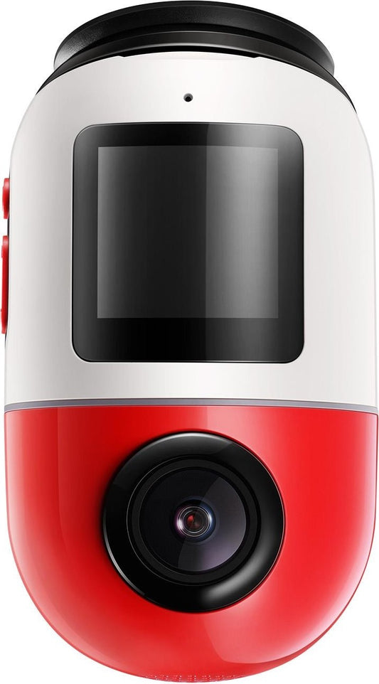 70mai Dash Cam Omni 360 X200, 1080P, 64Gb, Wi-Fi, GPS, AI, sterowanie głosowe, wyświetlacz 1,2 cala, Rosie X200-64-RED