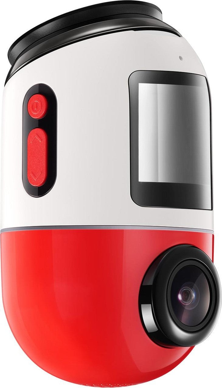 70mai Dash Cam Omni 360 X200, 1080P, 64Gb, Wi-Fi, GPS, AI, sterowanie głosowe, wyświetlacz 1,2 cala, Rosie X200-64-RED