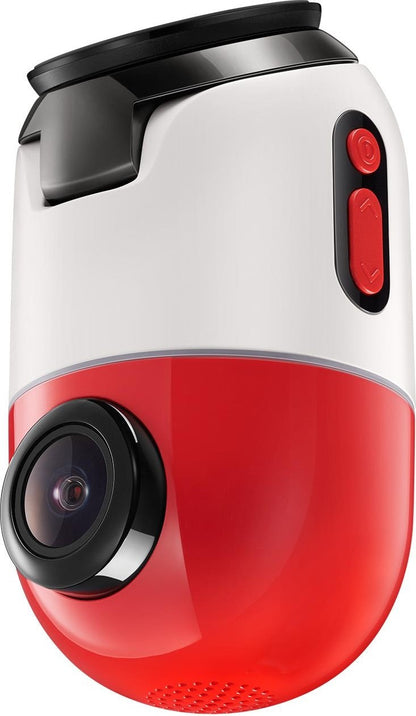 70mai Dash Cam Omni 360 X200, 1080P, 64Gb, Wi-Fi, GPS, AI, sterowanie głosowe, wyświetlacz 1,2 cala, Rosie X200-64-RED