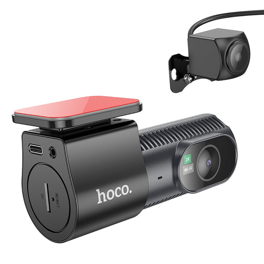 Kamera samochodowa przód tył HOCO DV8, 2K, wyświetlacz 1,47 cala