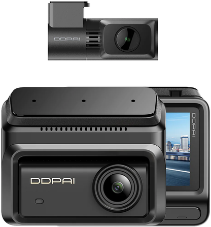 Kamera Samochodowa Przód Tył DDPAI Z90 Dual, 4K, 64Gb, Wi-Fi, GPS, Wyświetlacz 3 cale