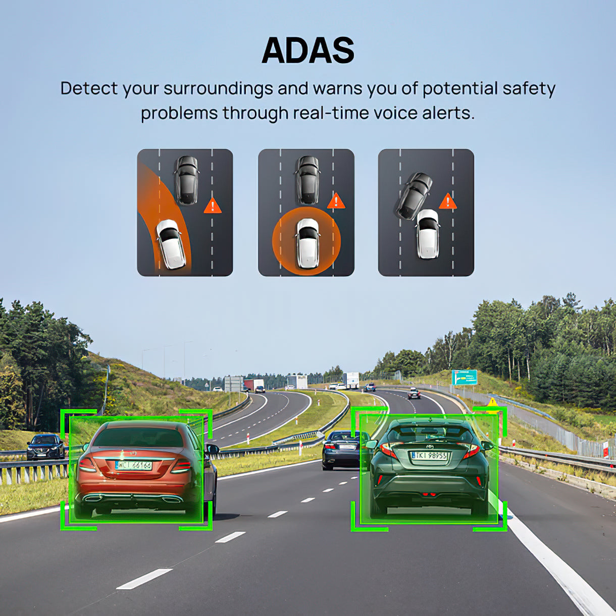 Kamera Samochodowa Przód Tył 70mai Dash Cam A510, 3K, GPS, Wi-Fi, Wyświetlacz 2 cale