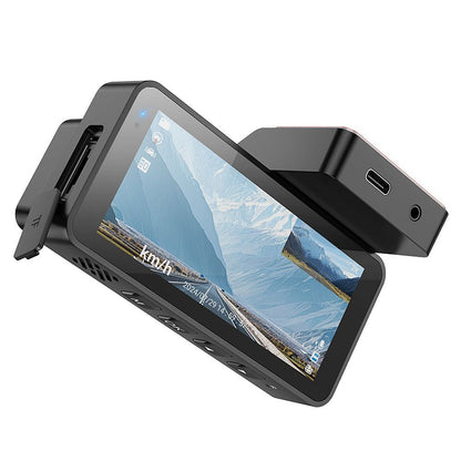 Kamera Samochodowa Przód Tył HOCO DV12, 2K, Wi-Fi, GPS, Wyświetlacz 3.69 cala