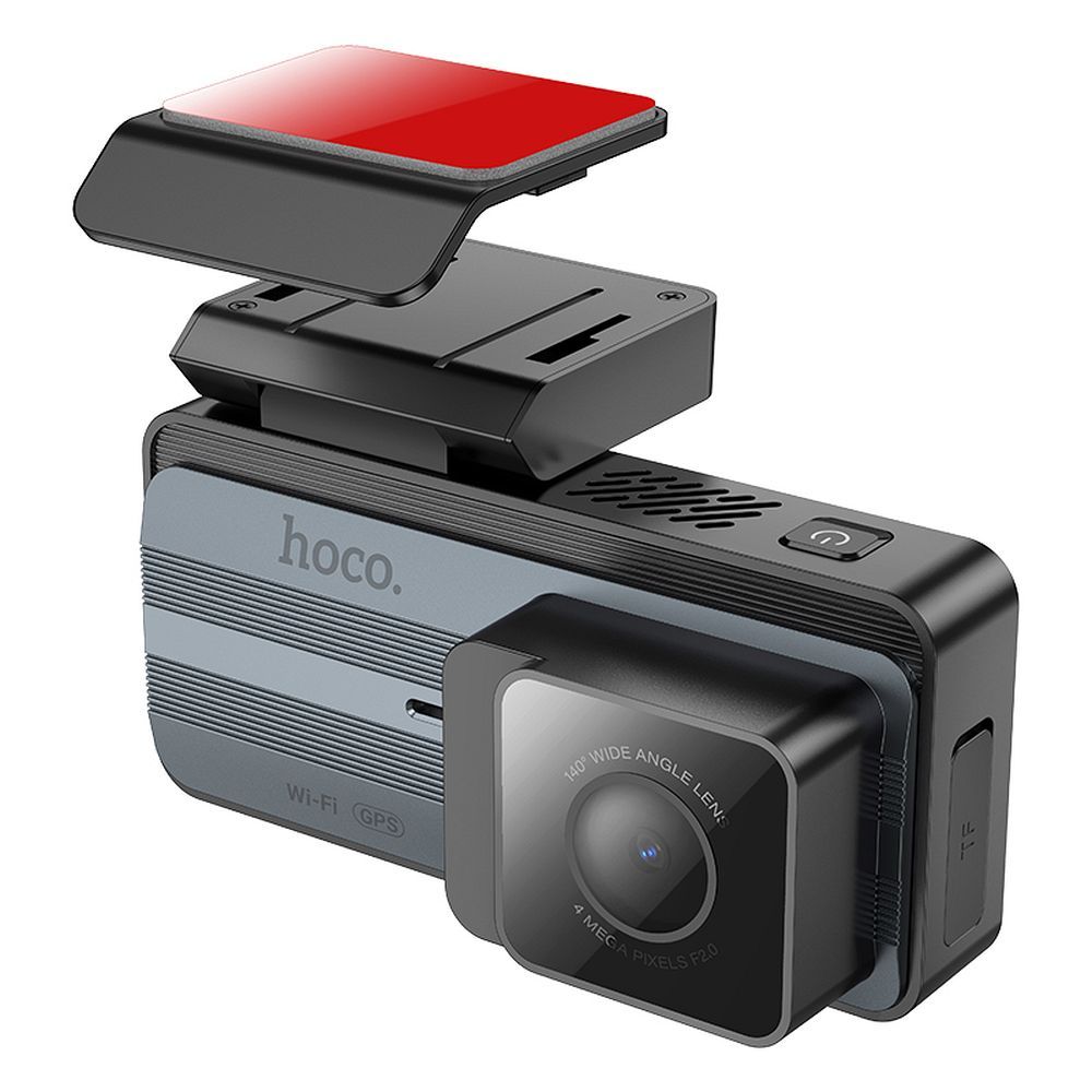 Kamera Samochodowa Przód Tył HOCO DV12, 2K, Wi-Fi, GPS, Wyświetlacz 3.69 cala