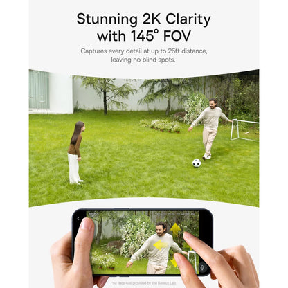 Kamera Monitorująca Baseus Solar S1, Wi-Fi, 2K, IP67, Panel Słoneczny, Zewnętrzna S0SW002130