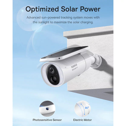 Kamera Monitorująca Baseus Solar S1, Wi-Fi, 2K, IP67, Panel Słoneczny, Zewnętrzna S0SW002130