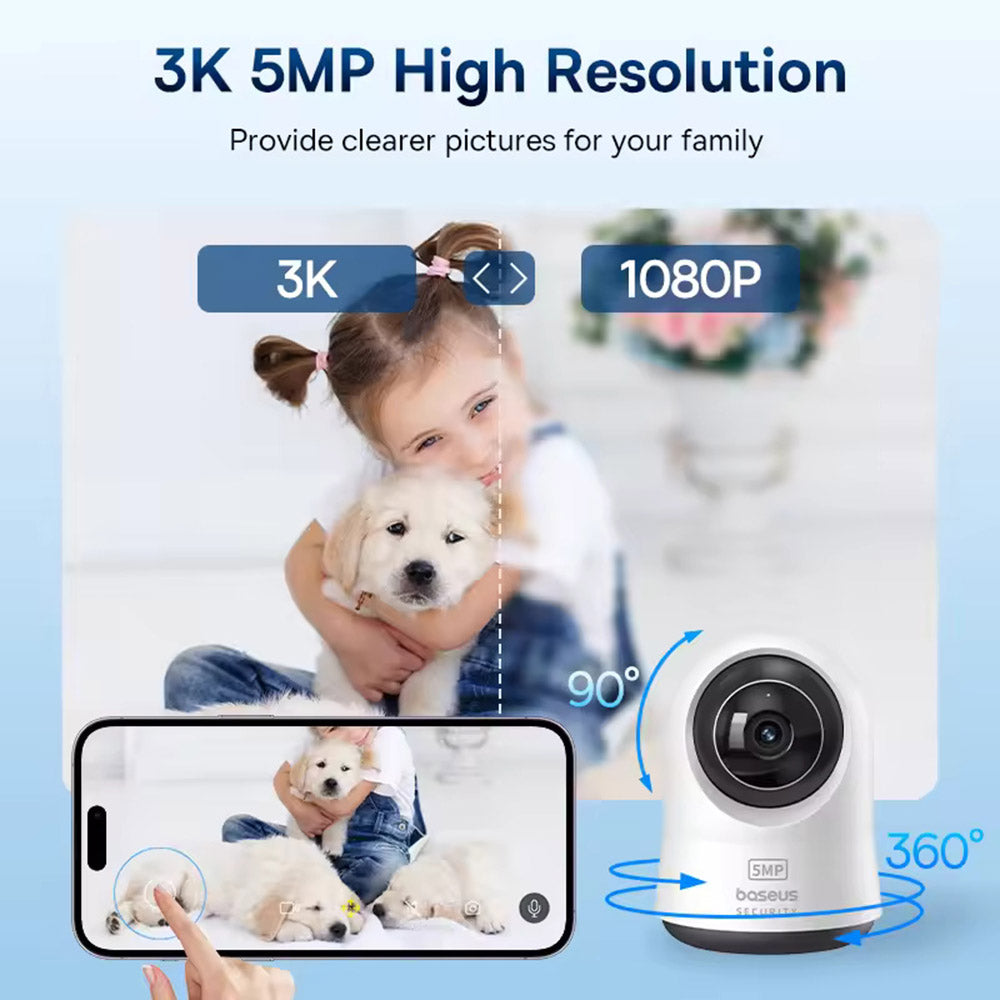 Kamera Monitorująca Baseus P1 Pro, Wi-Fi, 3K, Wewnętrzna S0TW002131
