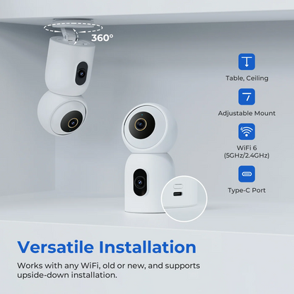 Kamera monitoringu iMILAB C30 Dual, Wi-Fi, 3K, do wnętrz CMSXJ111A