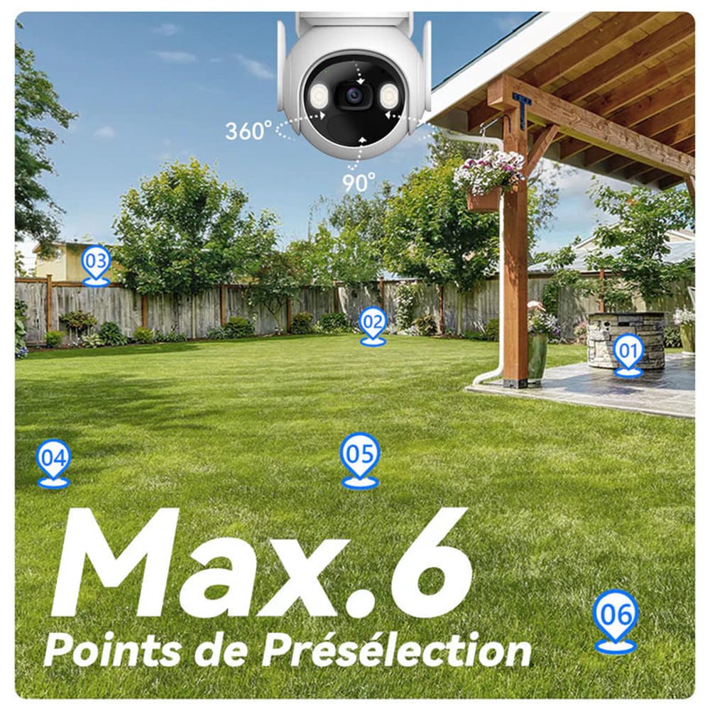 Kamera monitorująca Imou Cell PT, Wi-Fi, 2K, IP66, na zewnątrz IPC-K9EP-3T0WE