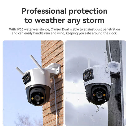 Kamera monitoringu Imou Cruiser Dual, Wi-Fi, 2.8K + 2K, IP66, zewnętrzna IPC-S7XP-8M0WED-0360B