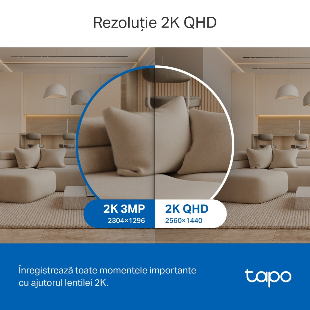 Kamera do monitoringu TP-LINK Tapo C220, Wi-Fi, 2K, wewnętrzna 