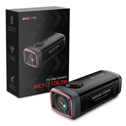 Kamera sportowa Akeeyo 710 Lite do roweru / motocykla, 2K, Wi-Fi, czarna