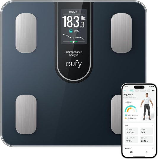 Waga cyfrowa Eufy Smart Scale C20, czarna T9130011