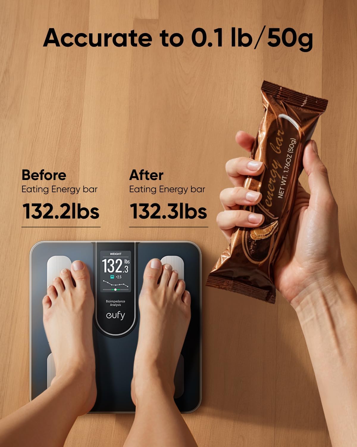 Waga cyfrowa Eufy Smart Scale C20, czarna T9130011