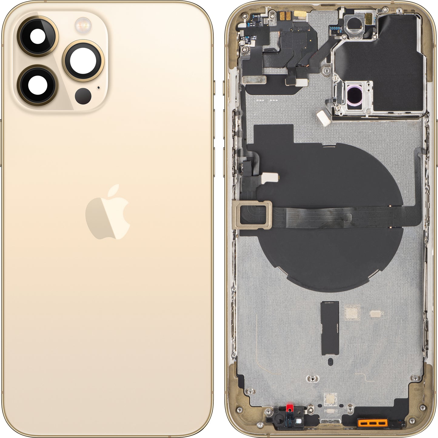 Pokrywa baterii Apple iPhone 13 Pro Max, z połową obudowy, złota, Swap 