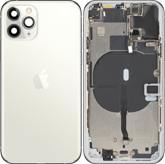 Pokrywa baterii Apple iPhone 11 Pro, z etui środkowym, srebrna, Swap 