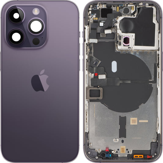 Pokrywa baterii do Apple iPhone 14 Pro, z połową obudowy, fioletowa (głęboki fiolet), Swap 