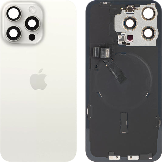 Obudowa Baterii Apple iPhone 15 Pro Max, Biała (White Titanium), Swap