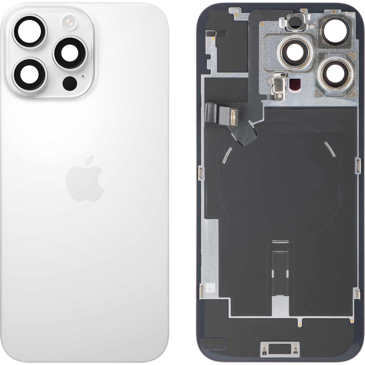 Obudowa Baterii Apple iPhone 16 Pro Max, Biała (White Titanium), Swap