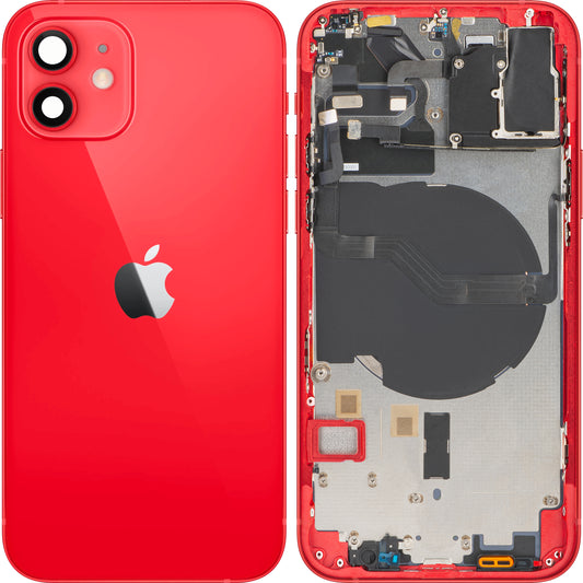Pokrywa baterii Apple iPhone 12, z obudową środkową, Czerwony, Swap