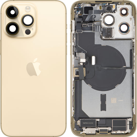 Pokrywa baterii Apple iPhone 14 Pro Max, z obudową środkową, pełne części, złoty, Swap