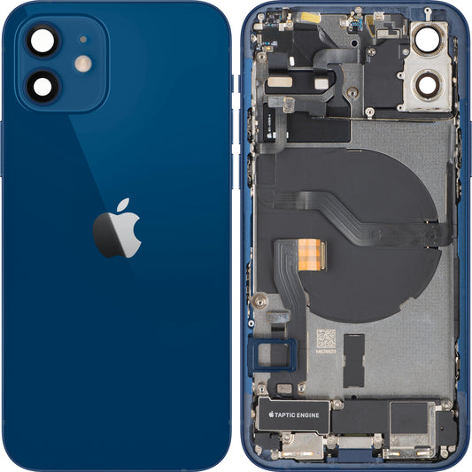 Pokrywa baterii Apple iPhone 12, z obudową środkową, pełne części, niebieska, wymiana