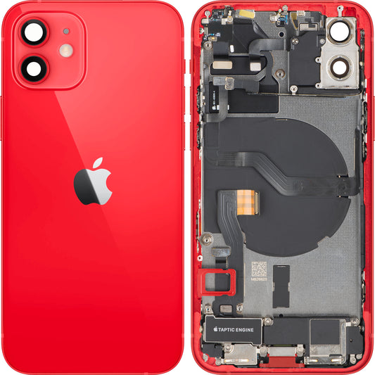 Pokrywa baterii Apple iPhone 12, z obudową środkową, pełne części, czerwony, Swap