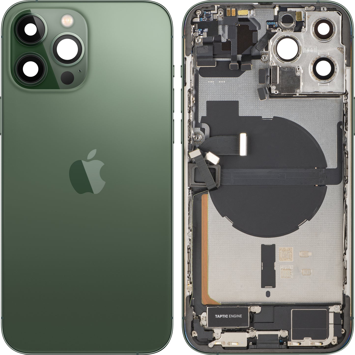 Pokrywa baterii Apple iPhone 13 Pro Max, z obudową środkową, pełne części, Zielony (Alpine Green), Swap