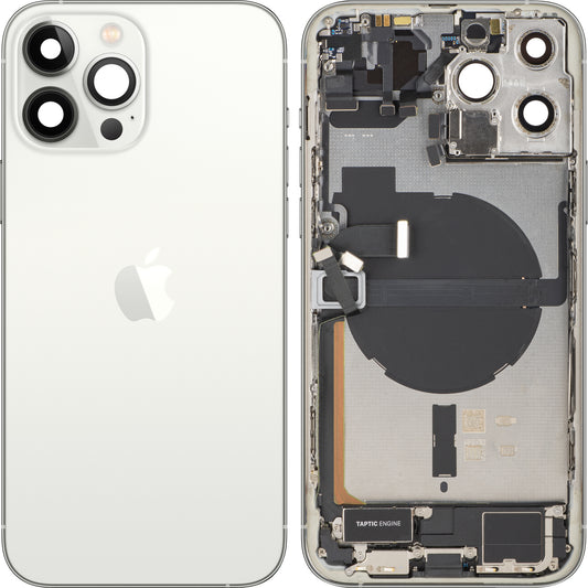 Pokrywa baterii Apple iPhone 13 Pro Max, z obudową środkową, pełne części, srebrna, swap
