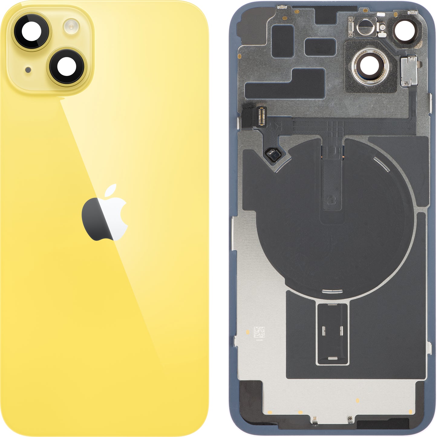Apple iPhone 14 Plus Battery Cover, Yellow, Premium Swap