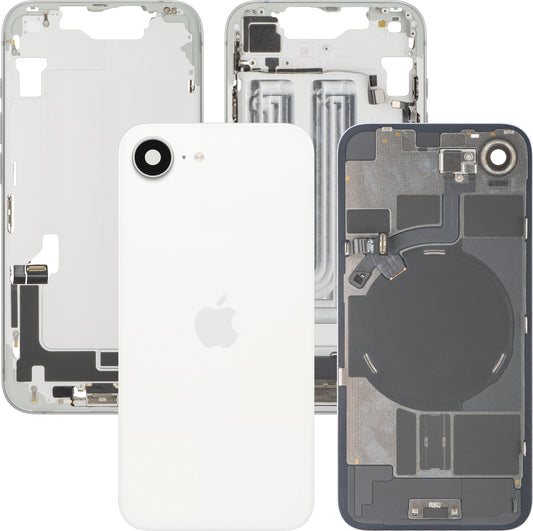 Pokrywa baterii Apple iPhone 17e, z obudową środkową, pełne części, biała, Swap Premium