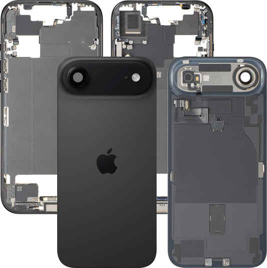 Pokrywa baterii Apple iPhone 17 Air, z obudową środkową, pełne części, czarny (Space Black), wymiana