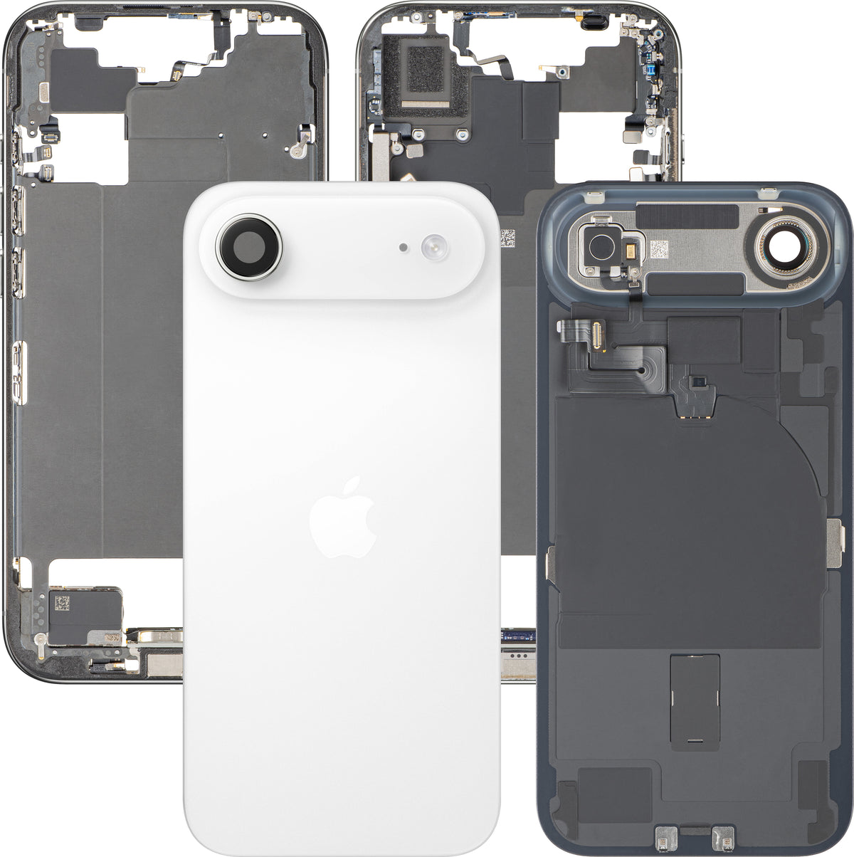 Pokrywa baterii Apple iPhone 17 Air, z obudową środkową, pełne części, biały (Cloud White), Swap Premium